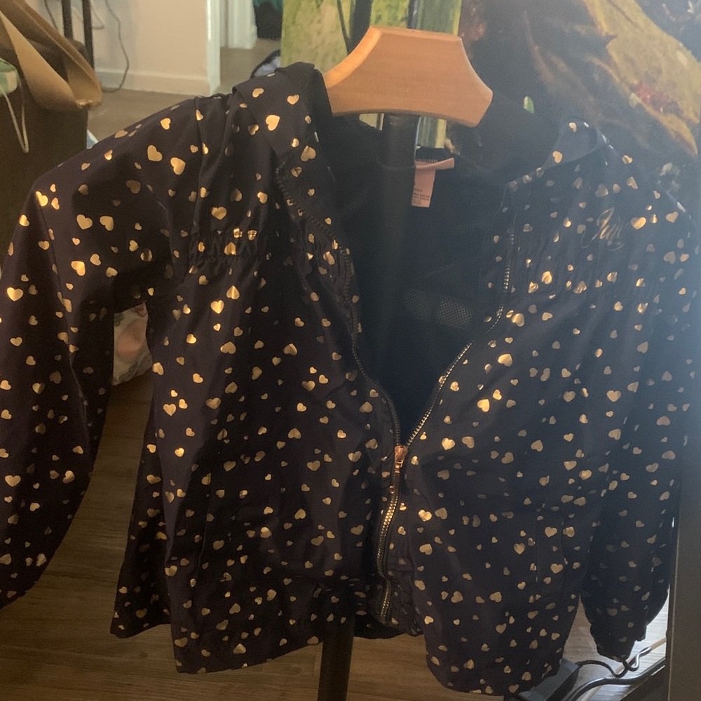 Juicy Couture Navy Jacket with Gold Accents